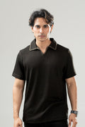 Textured Black Knit