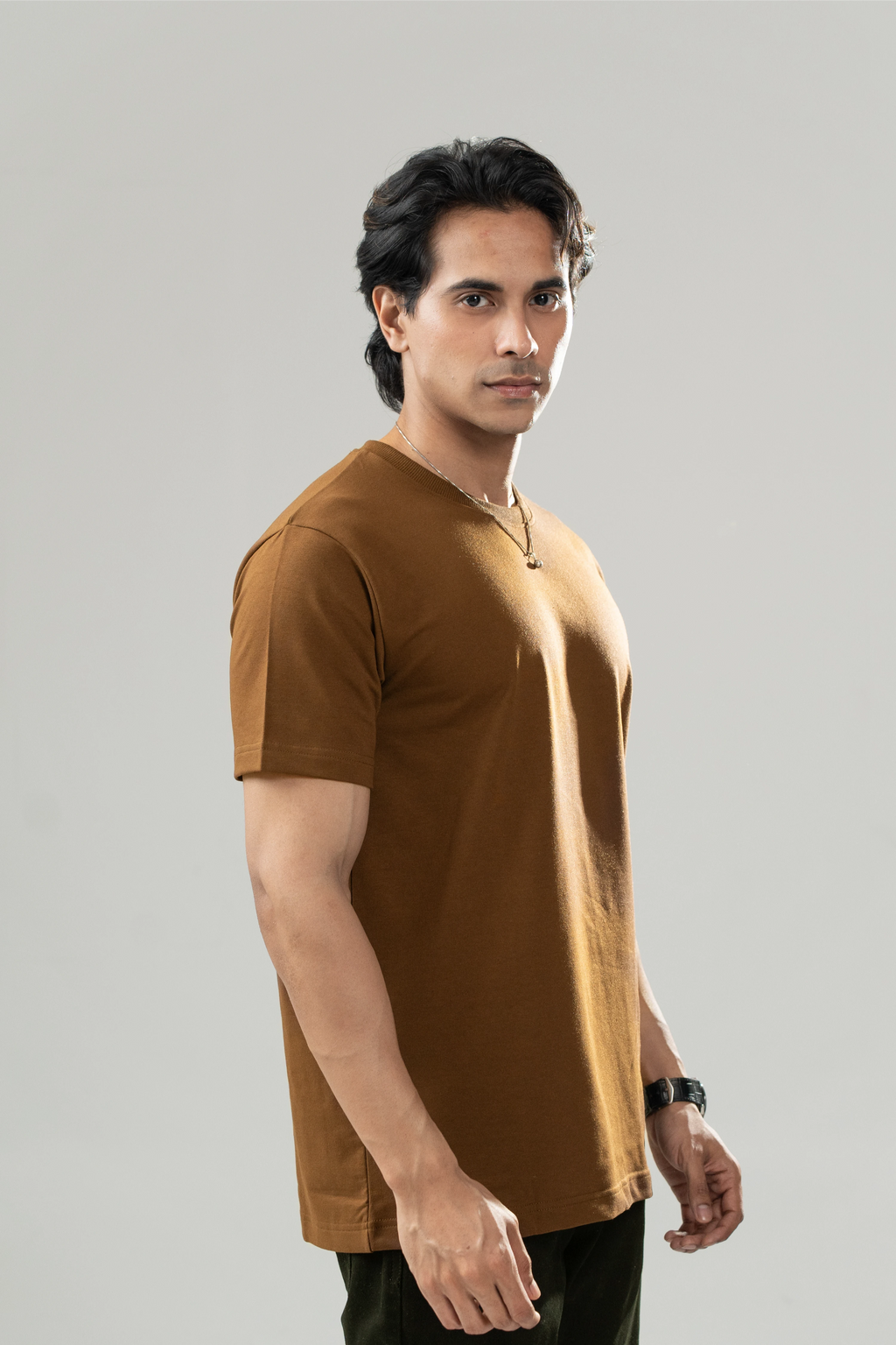 Grounded Mocha Tee