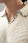 Textured White Knit
